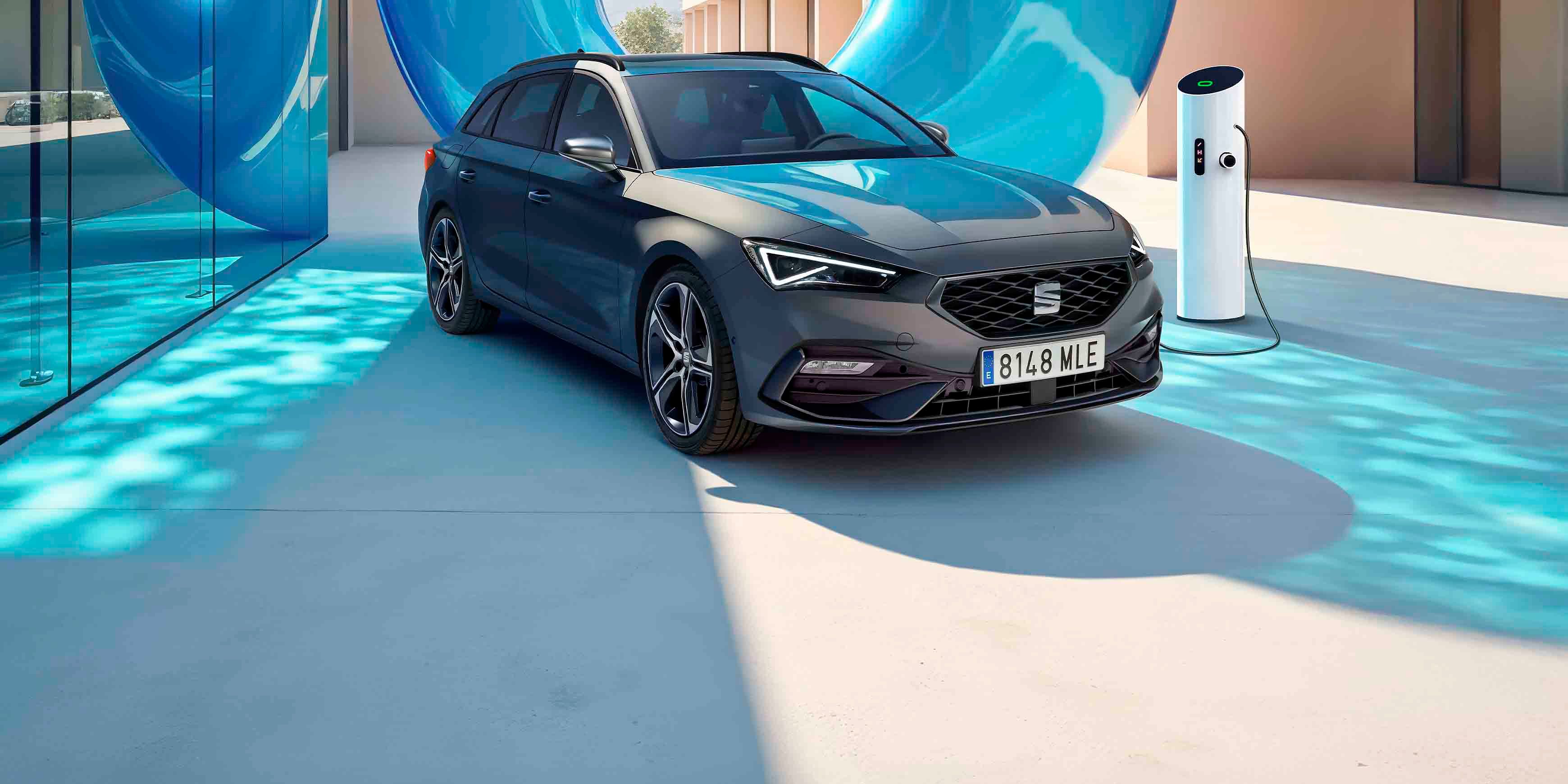 Vista do SEAT Leon em destaque