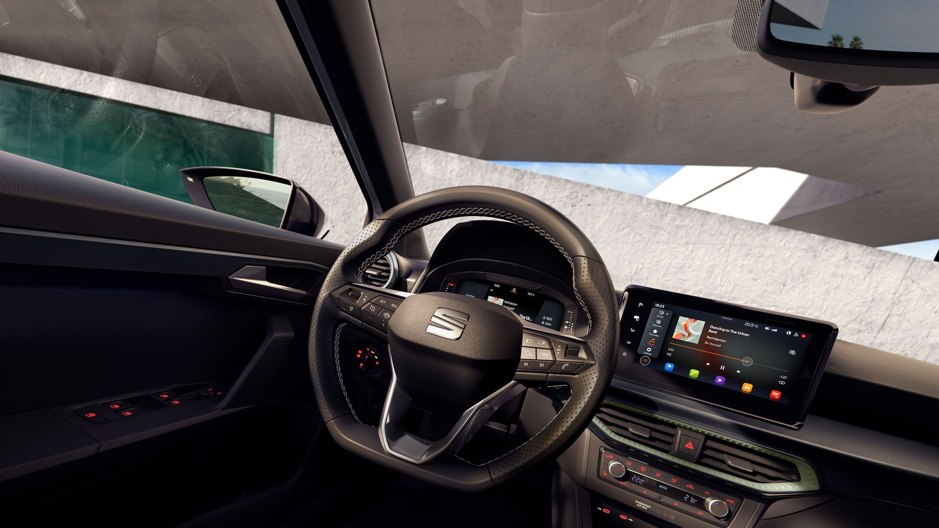 Sistema de navegação avançado do SEAT Arona, com ecrã de 9,2 polegadas