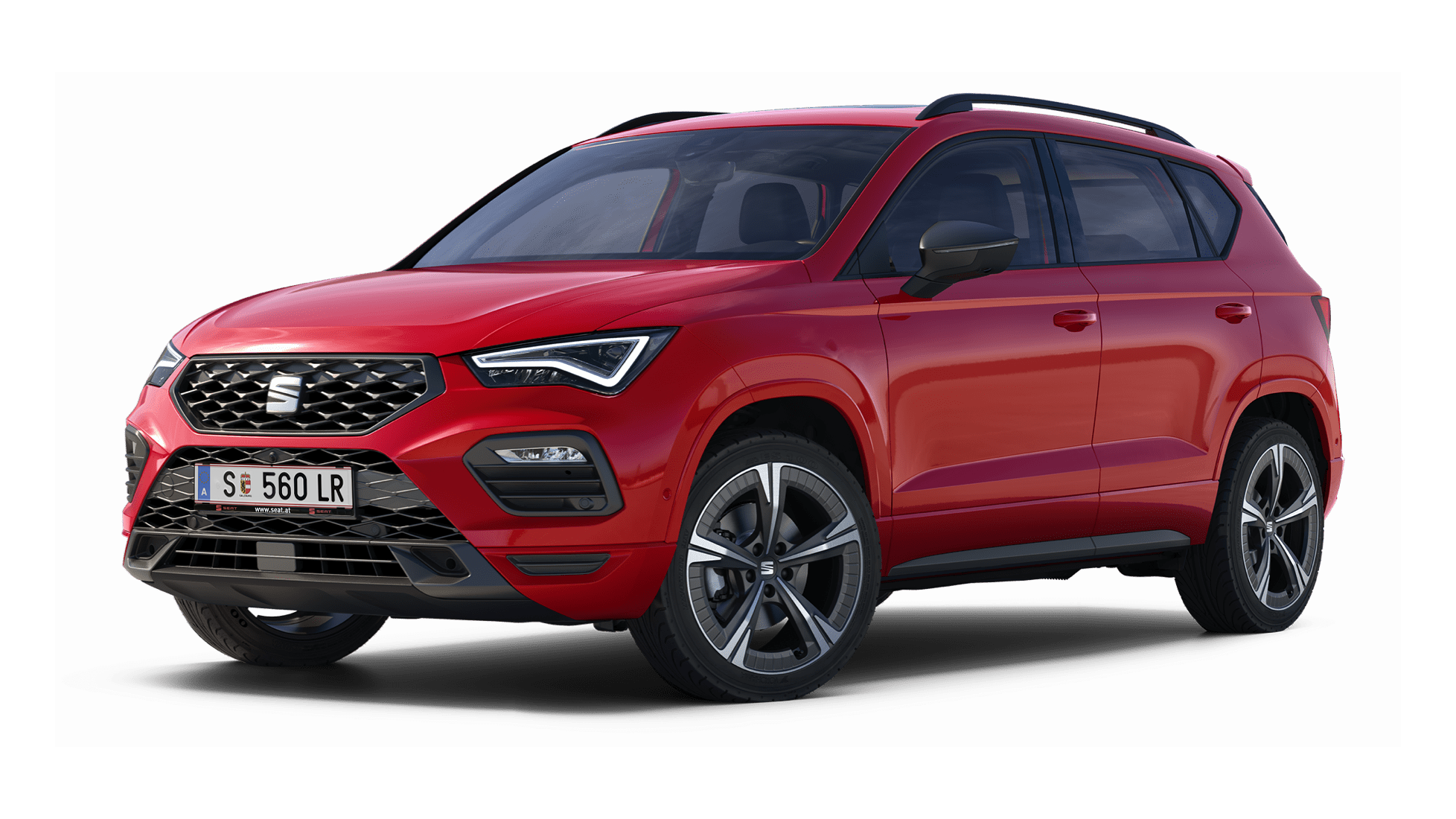SEAT Ateca FR na versão Velvet Red, combina potência com sofisticação.