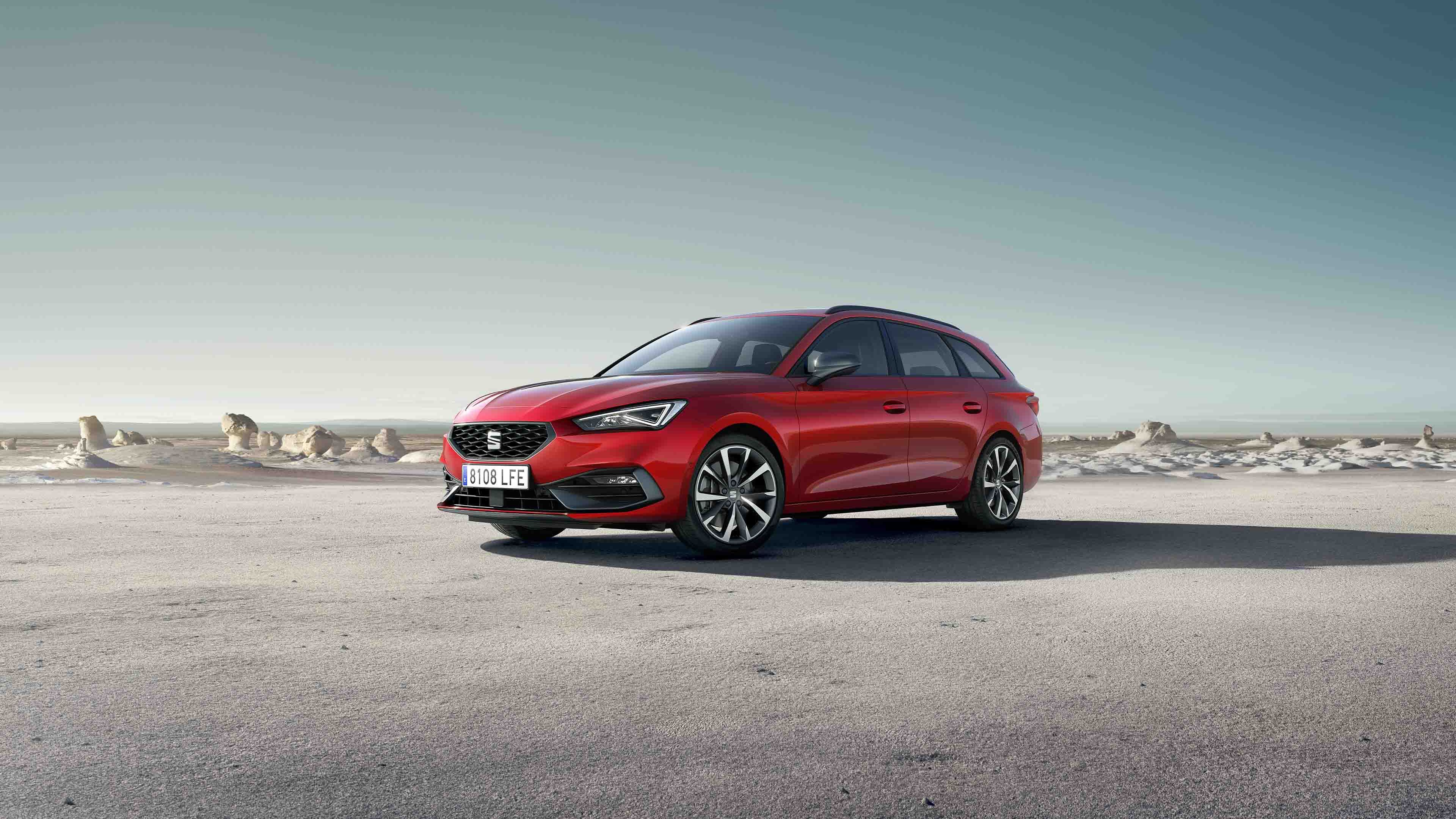 Vista do SEAT Leon em destaque