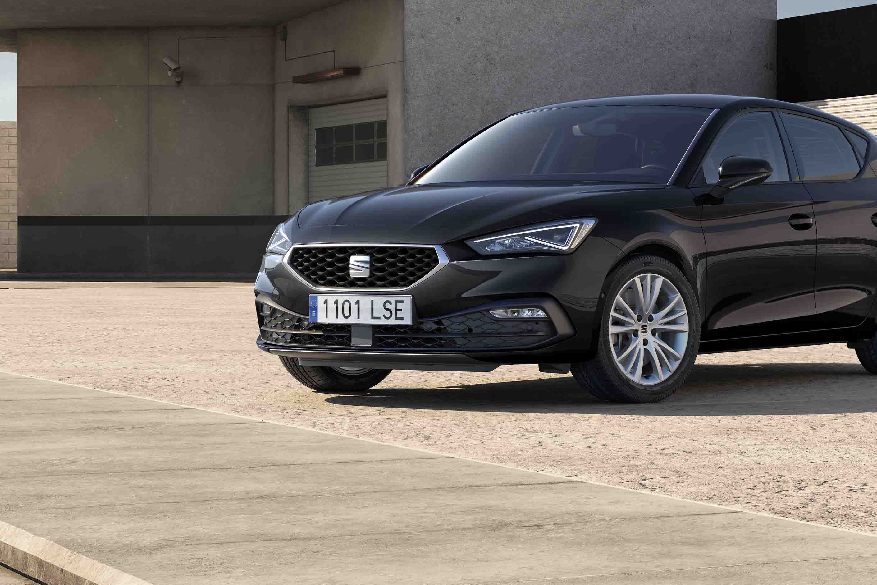 Vista do SEAT Leon em destaque
