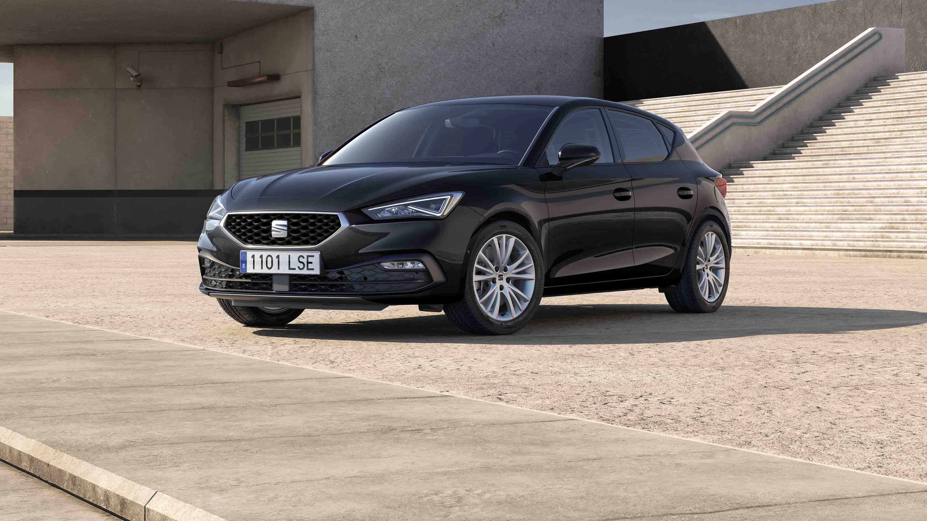 Vista do SEAT Leon em destaque