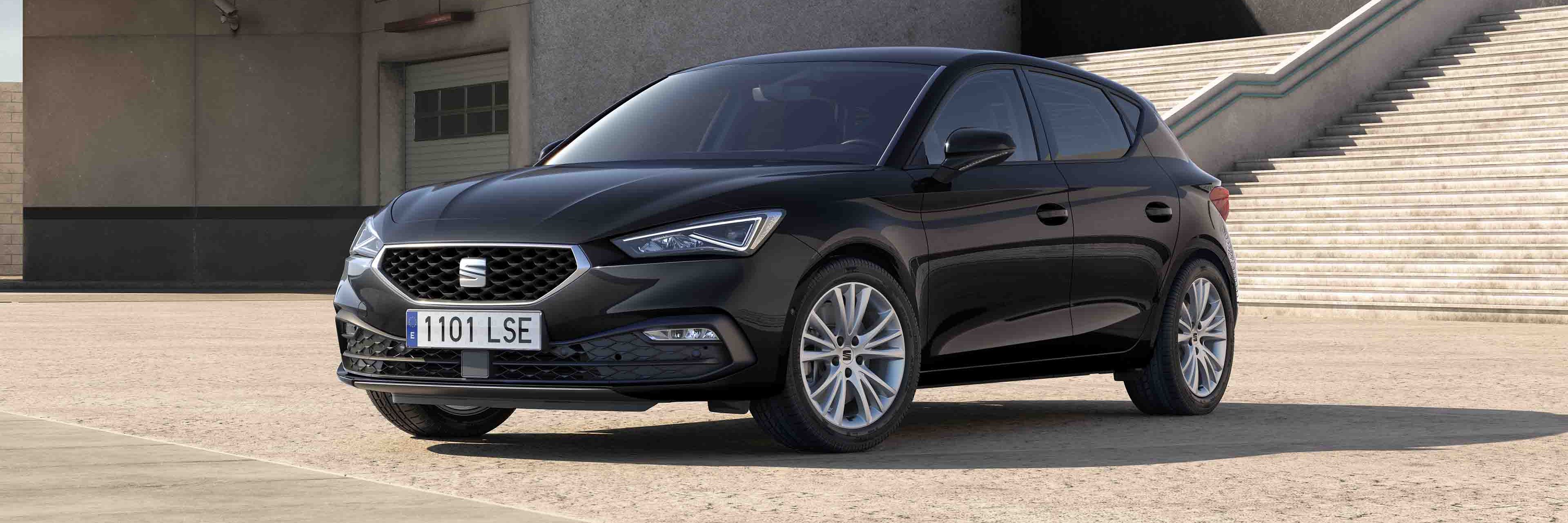 Vista do SEAT Leon em destaque
