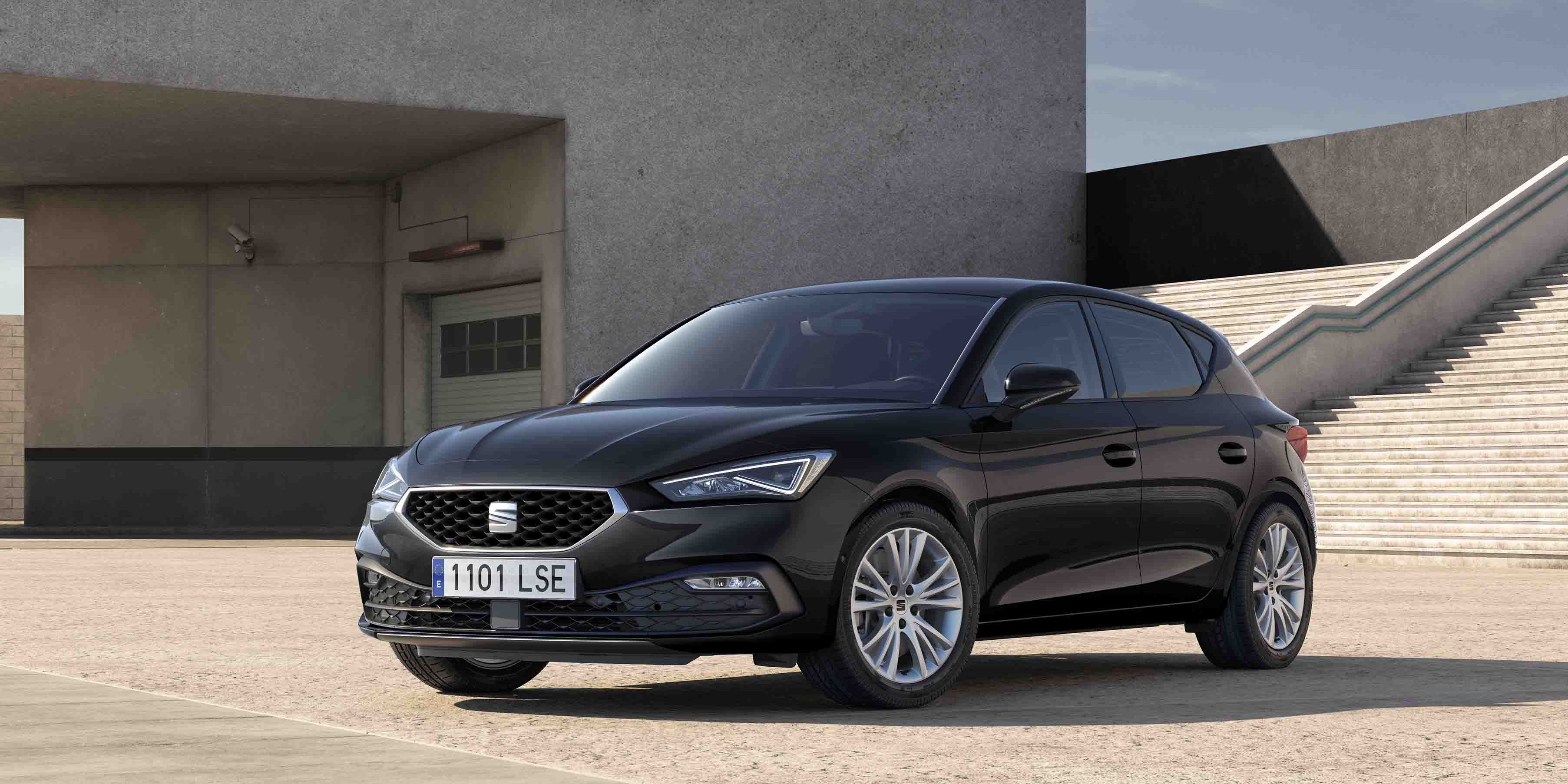 Vista do SEAT Leon em destaque