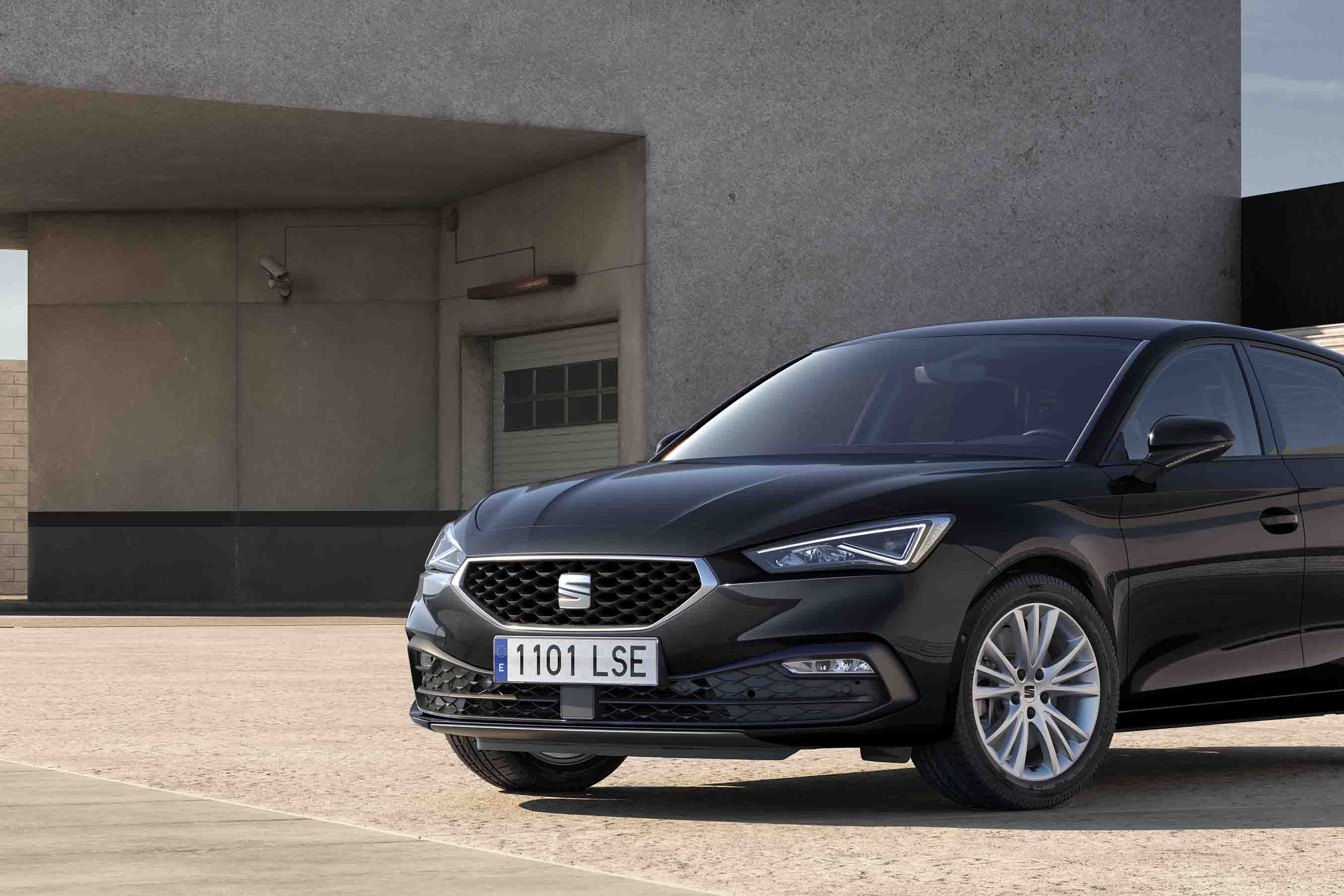 Vista do SEAT Leon em destaque