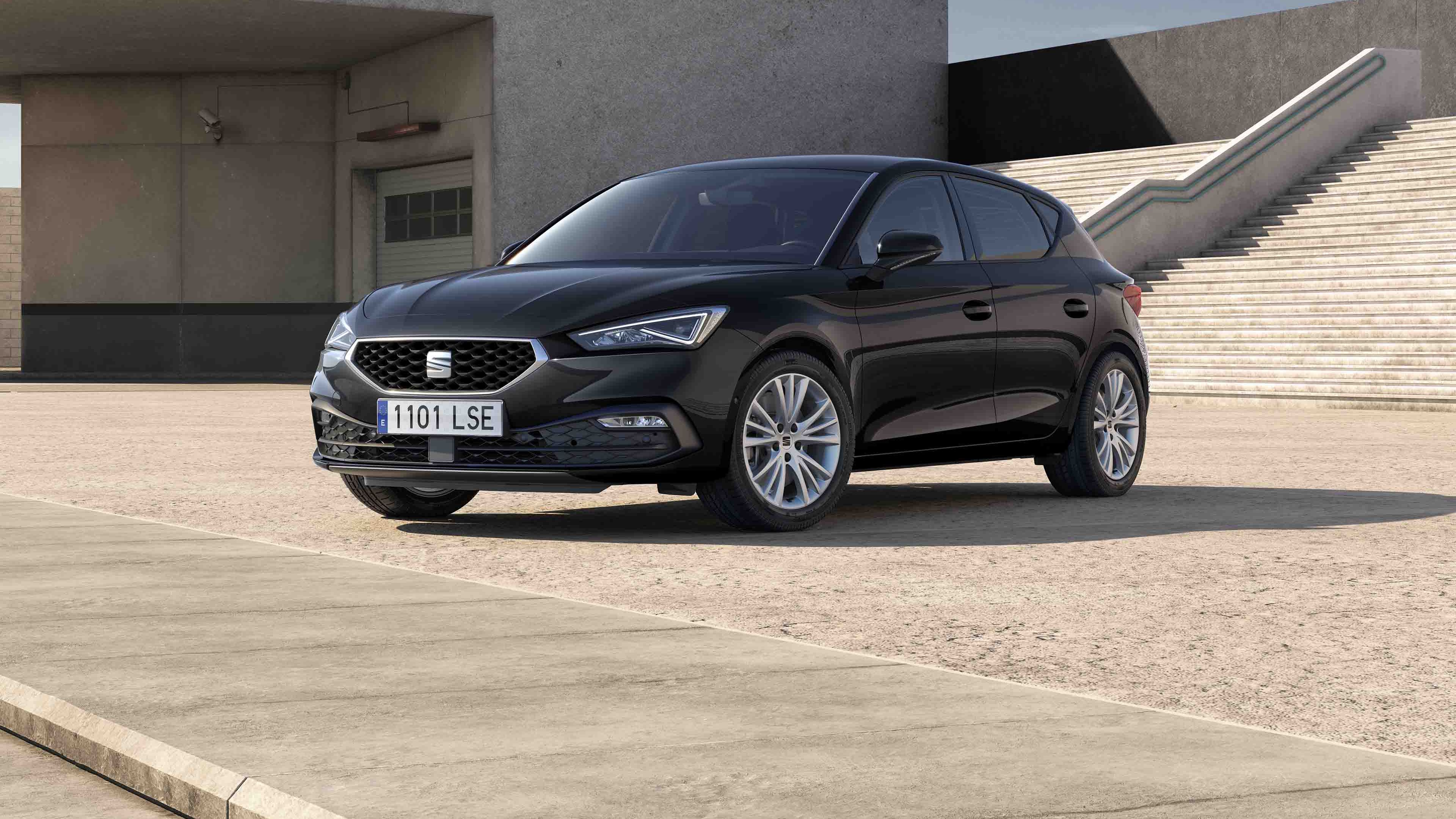 Vista do SEAT Leon em destaque