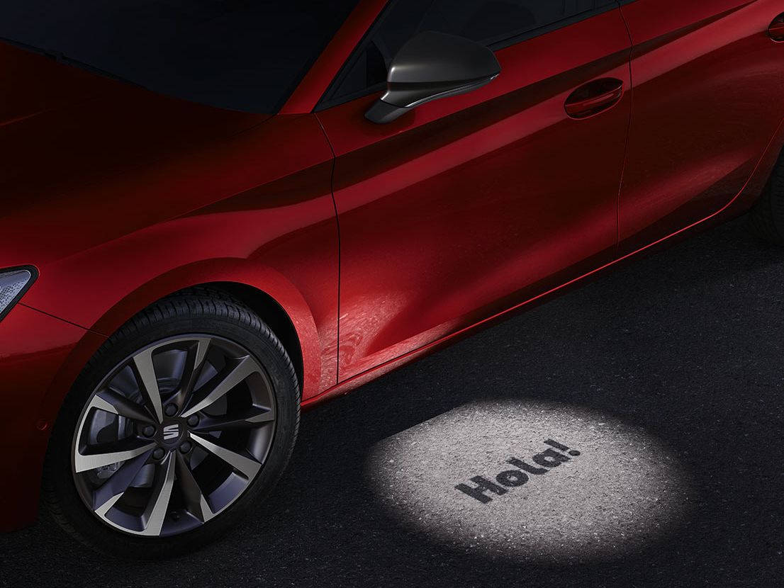 Luz de boas-vindas do SEAT Leon 