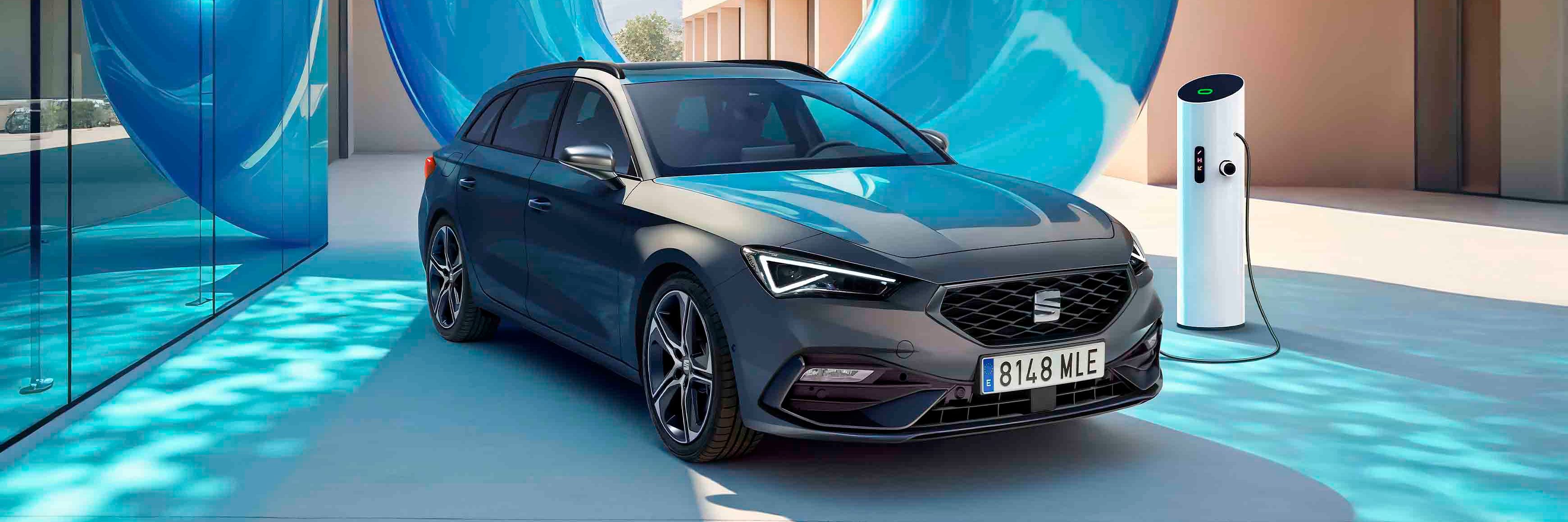 Vista do SEAT Leon em destaque
