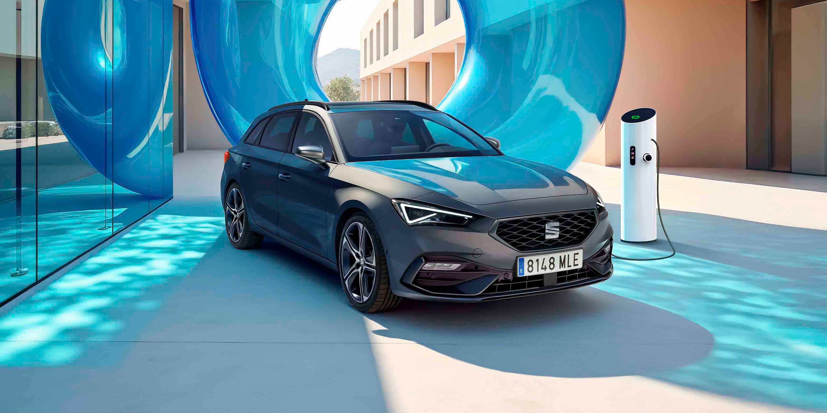 Vista do SEAT Leon em destaque