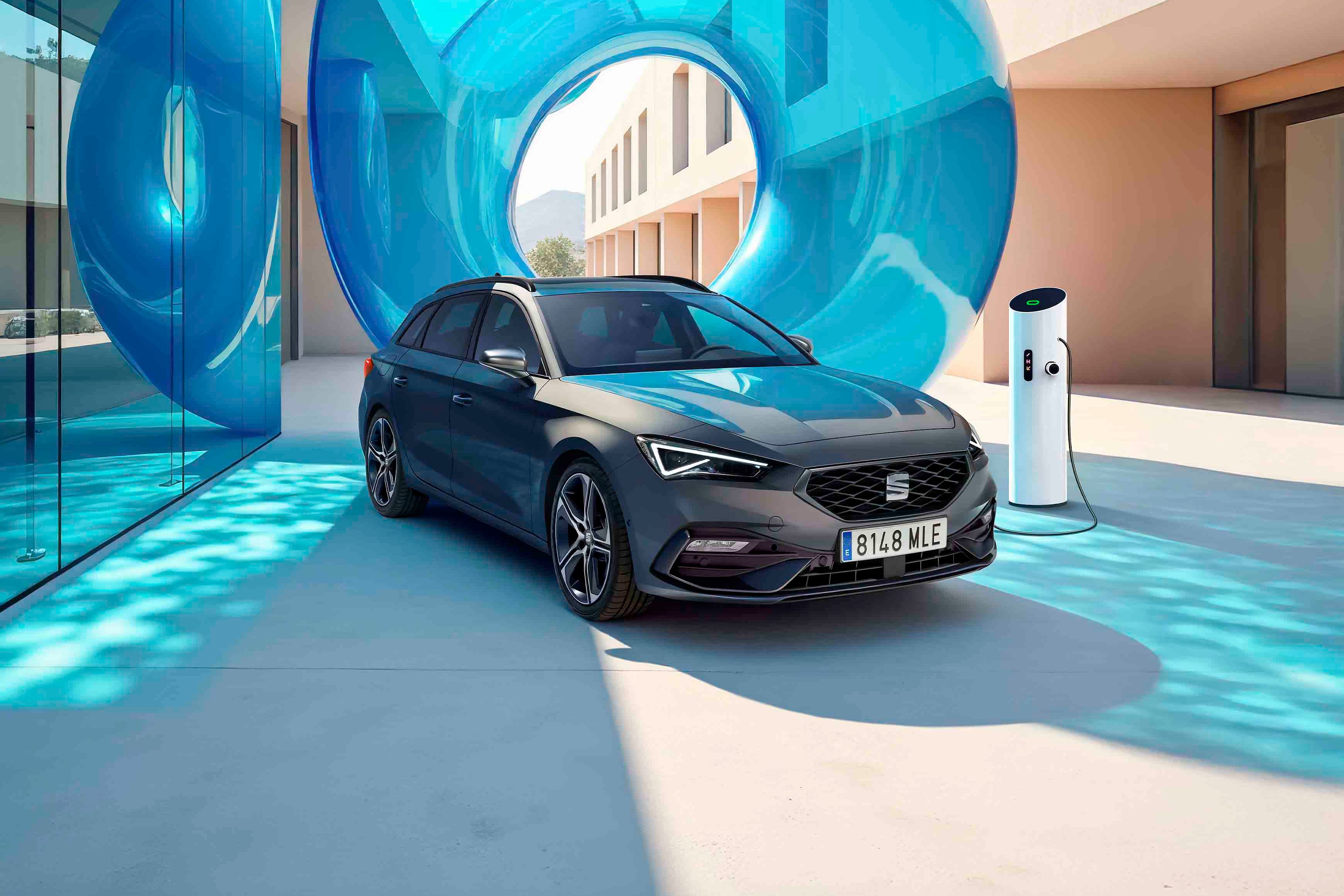 Vista do SEAT Leon em destaque