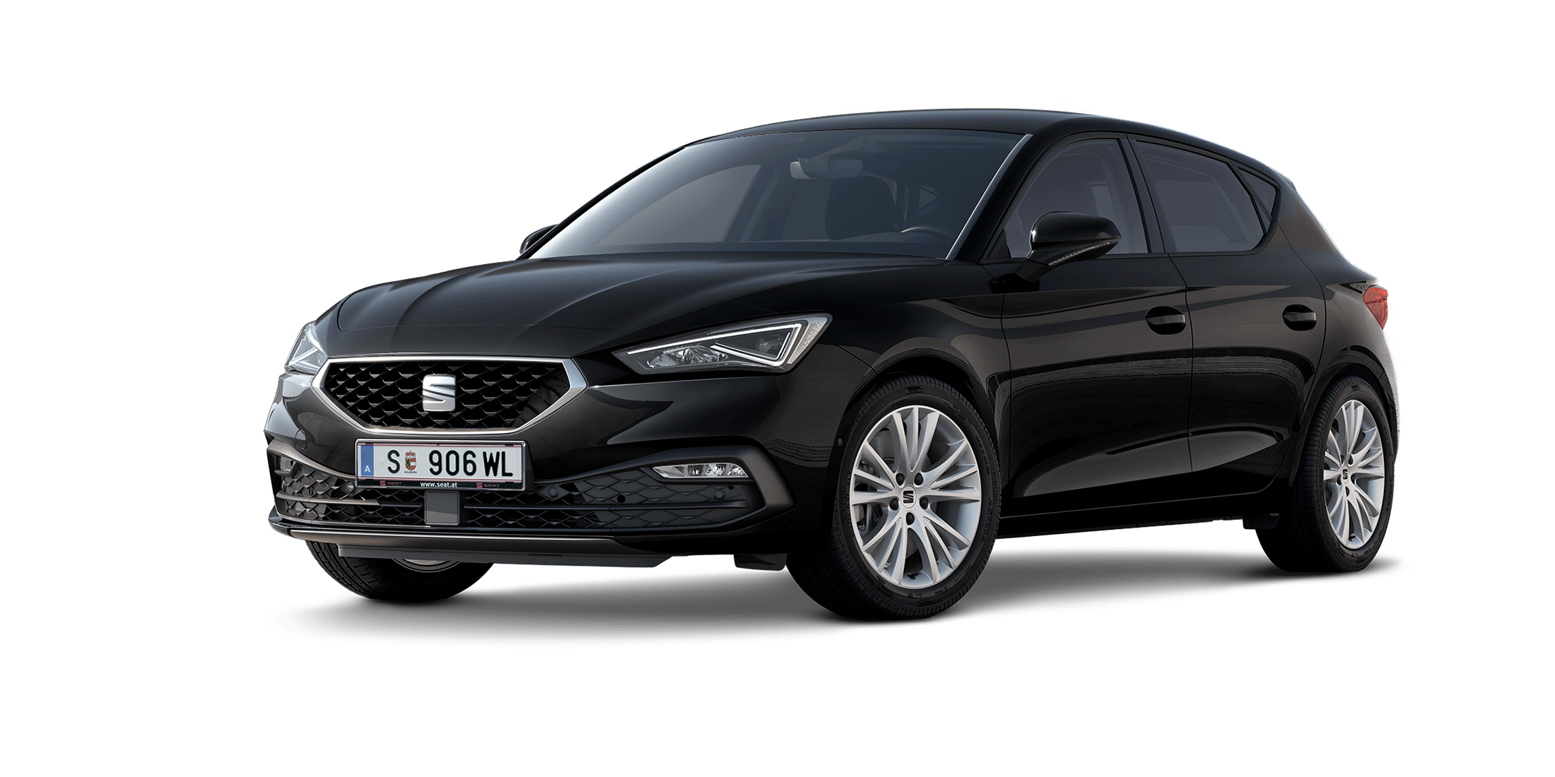 Vista do SEAT Leon em destaque