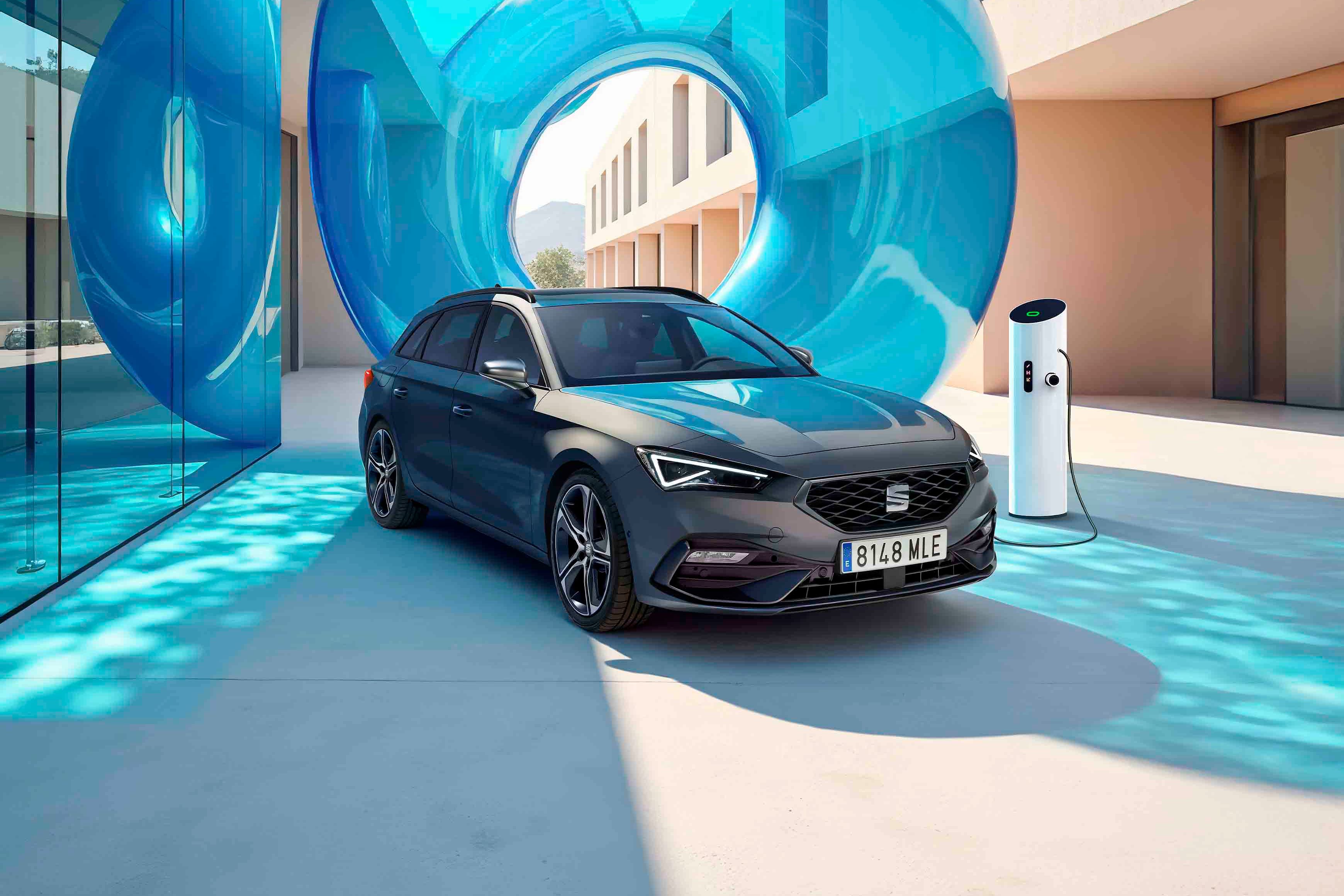 Vista do SEAT Leon em destaque