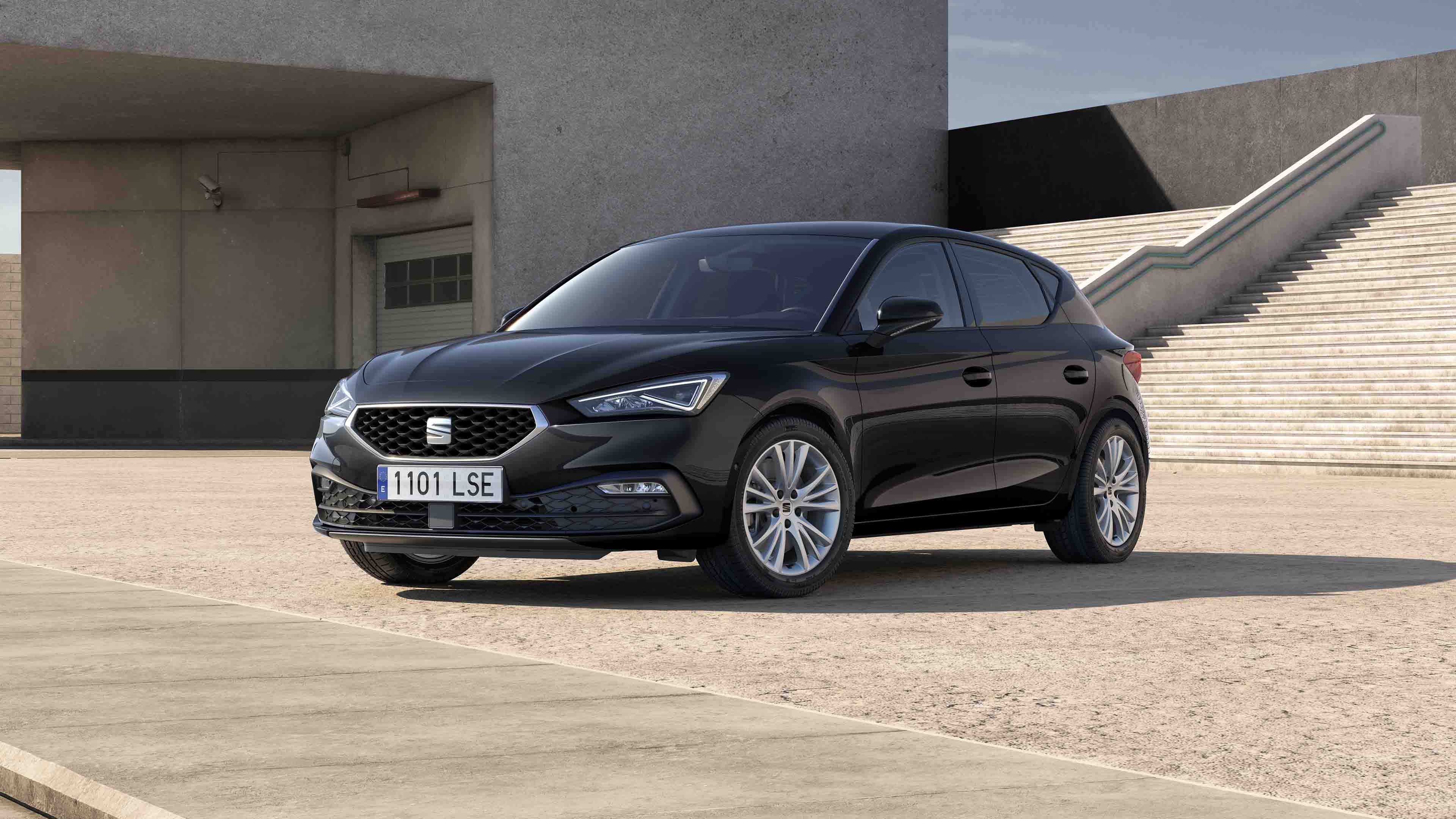 Vista do SEAT Leon em destaque